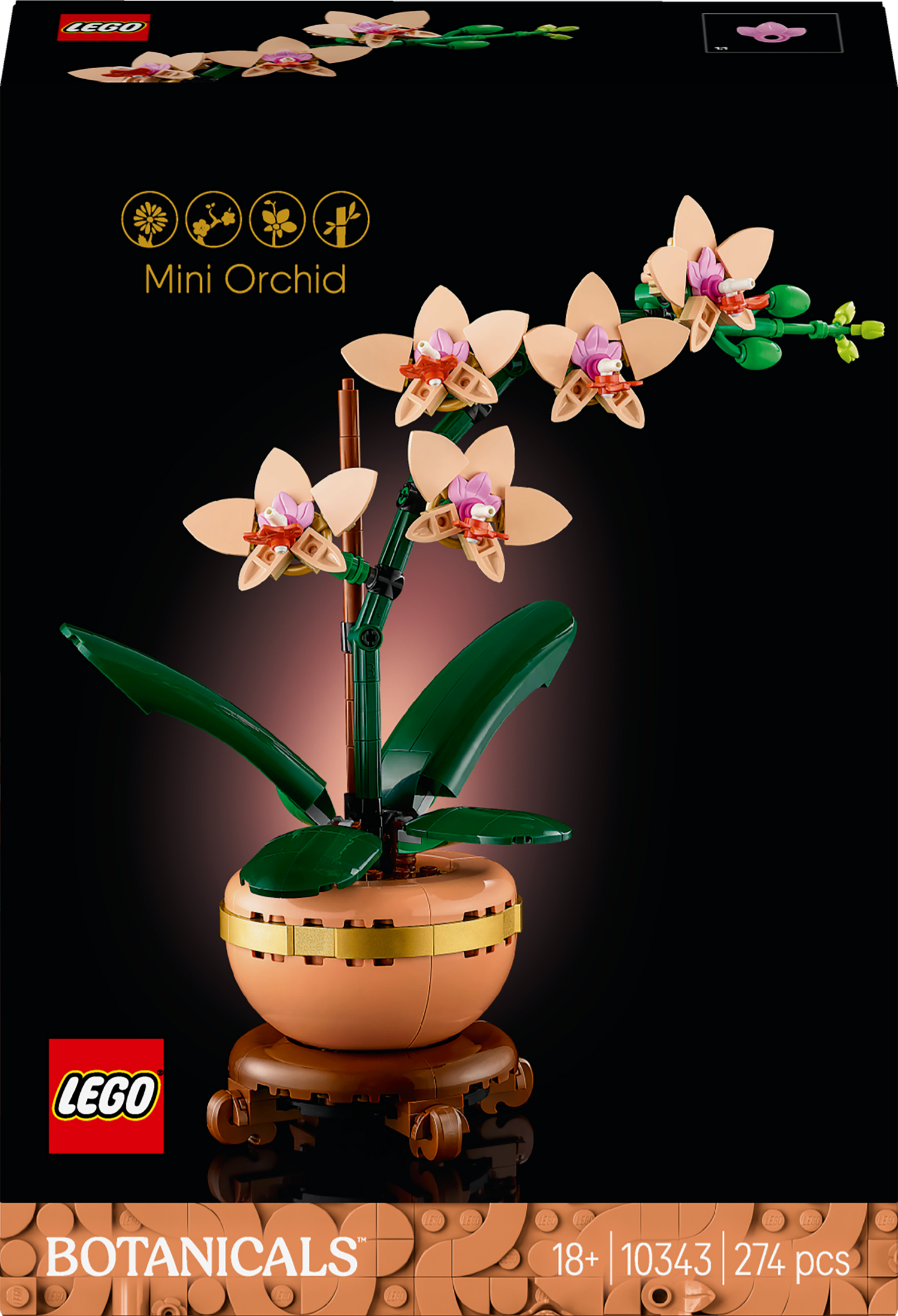 LEGO® - Botanicals - Mini Orchid Plant - Building Set - 10343