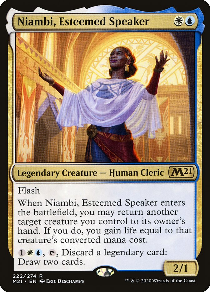 Niambi, Esteemed Speaker [Core Set 2021] - Magic: The Gathering - Card Brawlers | Quebec | Canada |