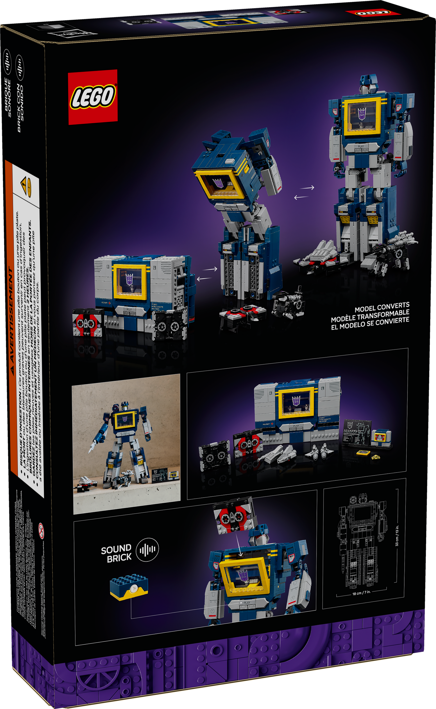 LEGO® - Icons - Transformers: Soundwave - Building Kit - 10358
