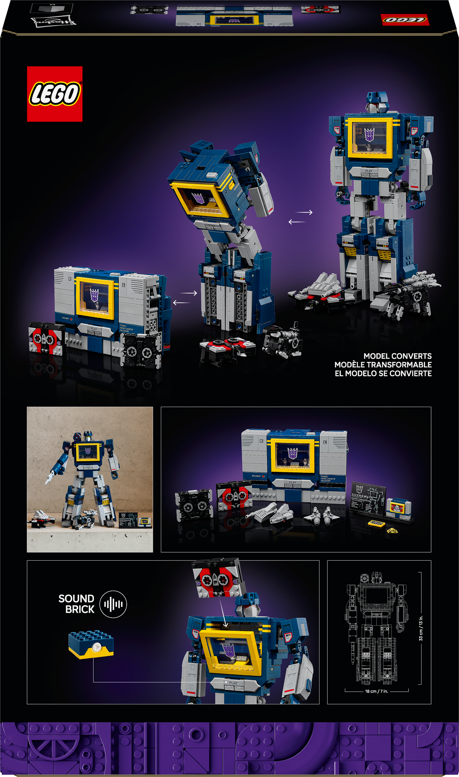 LEGO® - Icons - Transformers: Soundwave - Building Kit - 10358