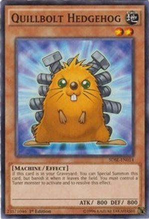 Quillbolt Hedgehog [SDSE-EN014] Common - Yu-Gi-Oh! - Card Brawlers | Quebec | Canada |