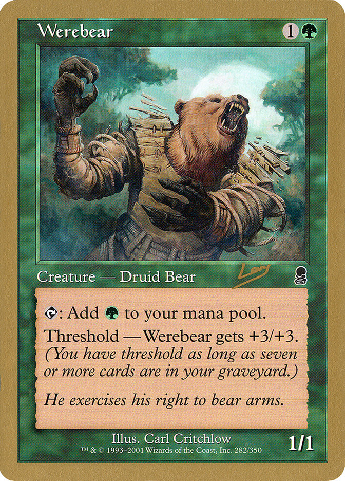 Werebear (Raphael Levy) [World Championship Decks 2002] - Magic: The Gathering - Card Brawlers | Quebec | Canada |