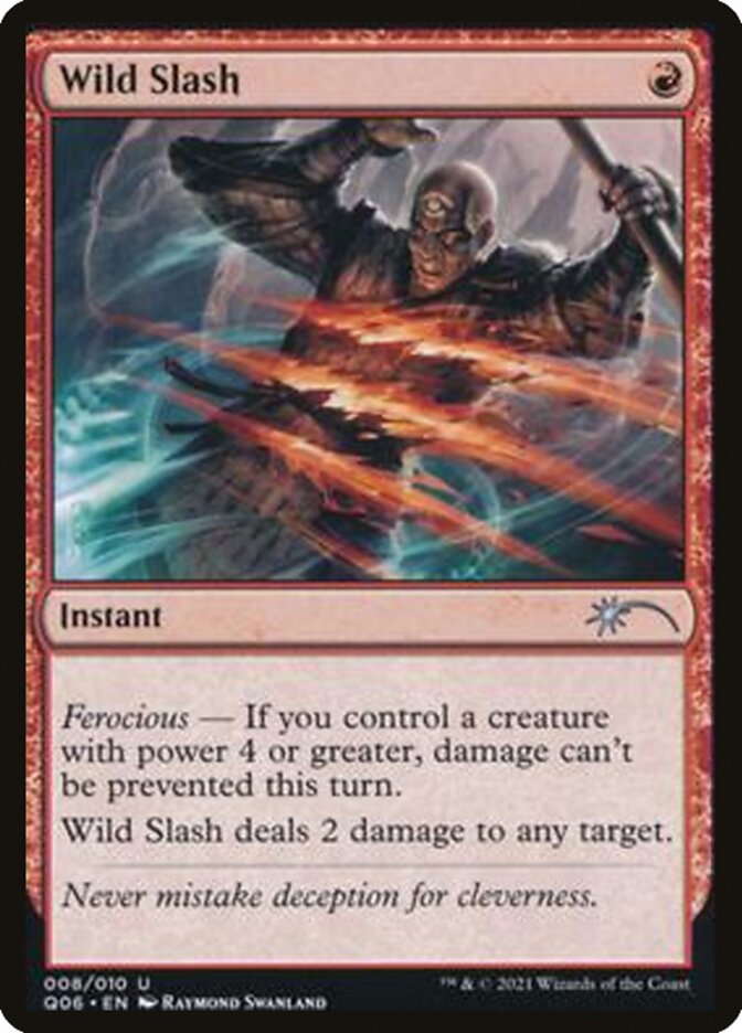 Wild Slash [Pioneer Challenger Decks 2021] - Magic: The Gathering - Card Brawlers | Quebec | Canada |