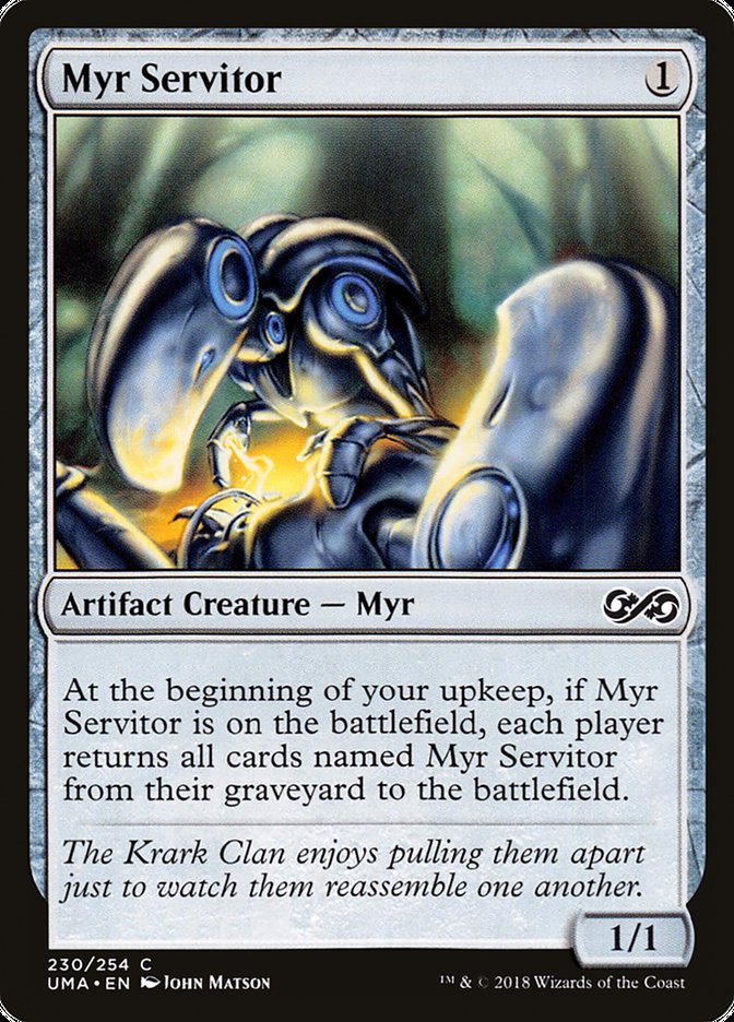 Myr Servitor [Ultimate Masters] - Magic: The Gathering - Card Brawlers | Quebec | Canada |