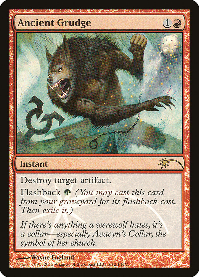 Ancient Grudge [Friday Night Magic 2012] - Magic: The Gathering - Card Brawlers | Quebec | Canada |