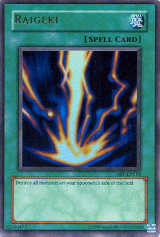 Raigeki [DB1-EN114] Ultra Rare - Yu-Gi-Oh! - Card Brawlers | Quebec | Canada |