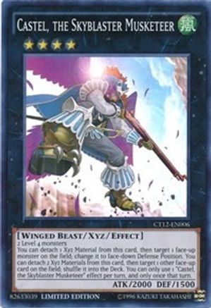 Castel, the Skyblaster Musketeer [CT12-EN006] Super Rare
