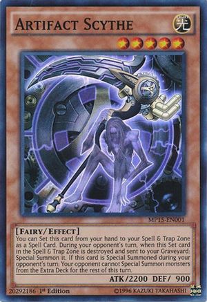 Artifact Scythe [MP15-EN001] Super Rare - Yu-Gi-Oh! - Card Brawlers | Quebec | Canada |