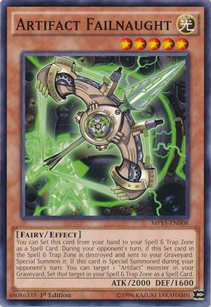 Artifact Failnaught [MP15-EN008] Common - Yu-Gi-Oh! - Card Brawlers | Quebec | Canada |