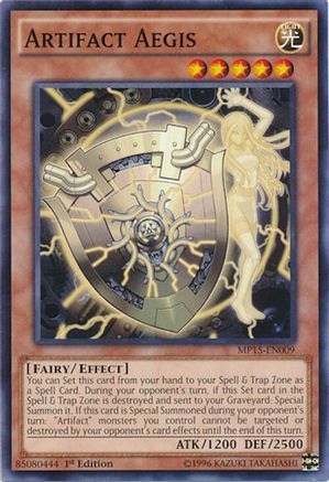 Artifact Aegis [MP15-EN009] Common - Yu-Gi-Oh! - Card Brawlers | Quebec | Canada |