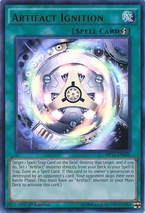 Artifact Ignition [MP15-EN034] Ultra Rare - Yu-Gi-Oh! - Card Brawlers | Quebec | Canada |