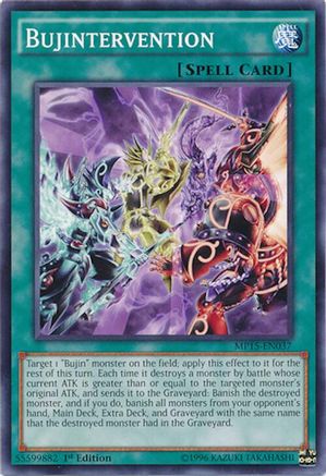 Bujintervention [MP15-EN037] Common - Yu-Gi-Oh! - Card Brawlers | Quebec | Canada |