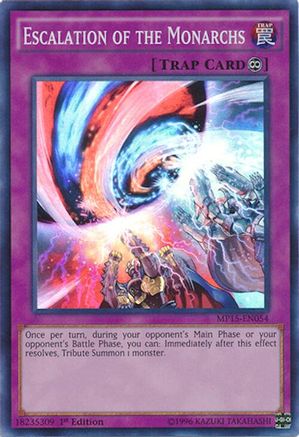 Escalation of the Monarchs [MP15-EN054] Super Rare - Yu-Gi-Oh! - Card Brawlers | Quebec | Canada |