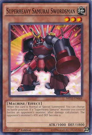 Superheavy Samurai Swordsman [MP15-EN068] Common - Yu-Gi-Oh! - Card Brawlers | Quebec | Canada |