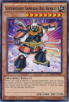 Superheavy Samurai Big Benkei [MP15-EN069] Rare - Yu-Gi-Oh! - Card Brawlers | Quebec | Canada |