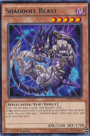 Shaddoll Beast [MP15-EN082] Rare - Yu-Gi-Oh! - Card Brawlers | Quebec | Canada |