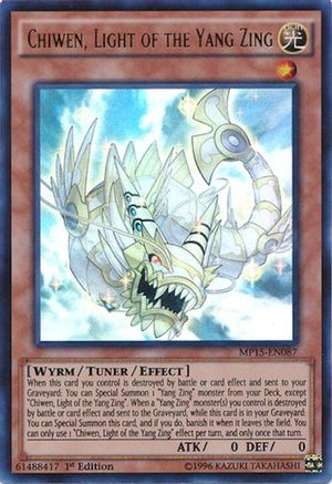 Chiwen, Light of the Yang Zing [MP15-EN087] Ultra Rare - Yu-Gi-Oh! - Card Brawlers | Quebec | Canada |
