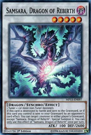 Samsara, Dragon of Rebirth [MP15-EN097] Super Rare - Yu-Gi-Oh! - Card Brawlers | Quebec | Canada |
