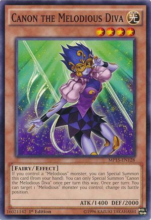 Canon the Melodious Diva [MP15-EN128] Common - Yu-Gi-Oh! - Card Brawlers | Quebec | Canada |