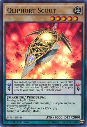 Qliphort Scout [MP15-EN144] Ultra Rare - Yu-Gi-Oh! - Card Brawlers | Quebec | Canada |
