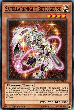Satellarknight Betelgeuse [MP15-EN148] Common - Yu-Gi-Oh! - Card Brawlers | Quebec | Canada |