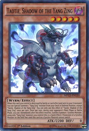 Taotie, Shadow of the Yang Zing [MP15-EN150] Super Rare - Yu-Gi-Oh! - Card Brawlers | Quebec | Canada |