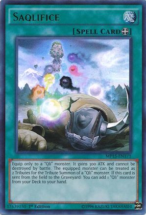 Saqlifice [MP15-EN171] Ultra Rare - Yu-Gi-Oh! - Card Brawlers | Quebec | Canada |
