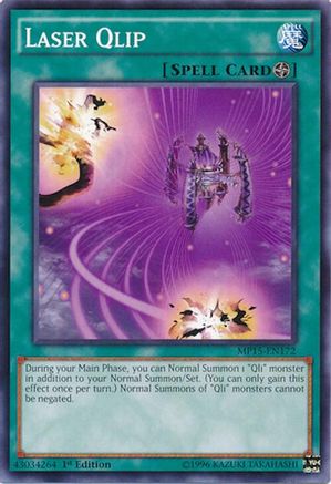 Laser Qlip [MP15-EN172] Common - Yu-Gi-Oh! - Card Brawlers | Quebec | Canada |
