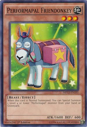 Performapal Friendonkey [MP15-EN193] Common - Yu-Gi-Oh! - Card Brawlers | Quebec | Canada |