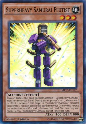 Superheavy Samurai Flutist [MP15-EN197] Super Rare - Yu-Gi-Oh! - Card Brawlers | Quebec | Canada |