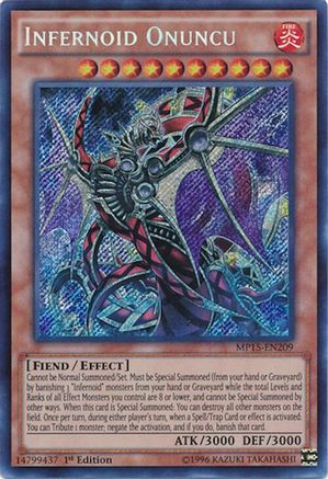 Infernoid Onuncu [MP15-EN209] Secret Rare - Yu-Gi-Oh! - Card Brawlers | Quebec | Canada |
