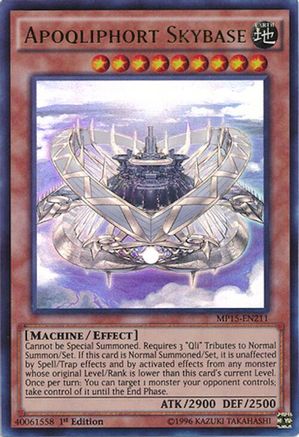 Apoqliphort Skybase [MP15-EN211] Ultra Rare - Yu-Gi-Oh! - Card Brawlers | Quebec | Canada |
