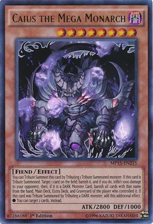 Caius the Mega Monarch [MP15-EN215] Ultra Rare - Yu-Gi-Oh! - Card Brawlers | Quebec | Canada |
