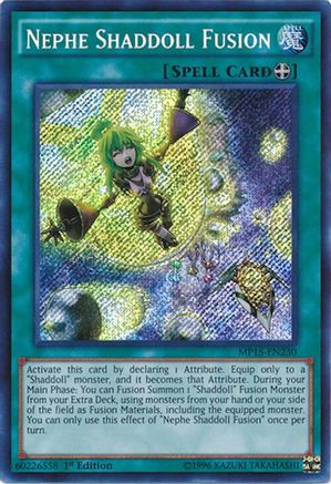 Nephe Shaddoll Fusion [MP15-EN230] Secret Rare - Yu-Gi-Oh! - Card Brawlers | Quebec | Canada |