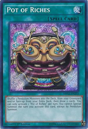 Pot of Riches [MP15-EN233] Secret Rare - Yu-Gi-Oh! - Card Brawlers | Quebec | Canada |
