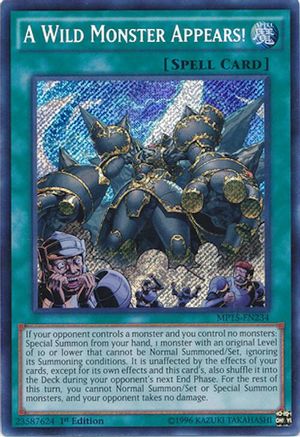 A Wild Monster Appears! [MP15-EN234] Secret Rare - Yu-Gi-Oh! - Card Brawlers | Quebec | Canada |