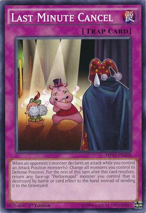 Last Minute Cancel [MP15-EN238] Common - Yu-Gi-Oh! - Card Brawlers | Quebec | Canada |