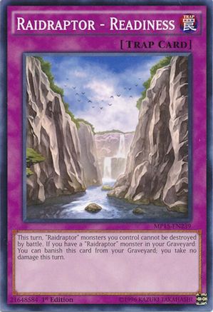 Raidraptor - Readiness [MP15-EN239] Common - Yu-Gi-Oh! - Card Brawlers | Quebec | Canada |