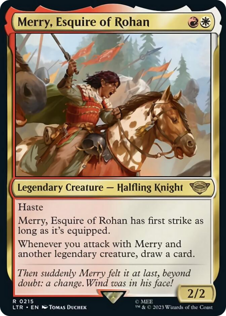 Merry, Esquire of Rohan [The Lord of the Rings: Tales of Middle-Earth] - Magic: The Gathering - Card Brawlers | Quebec | Canada |