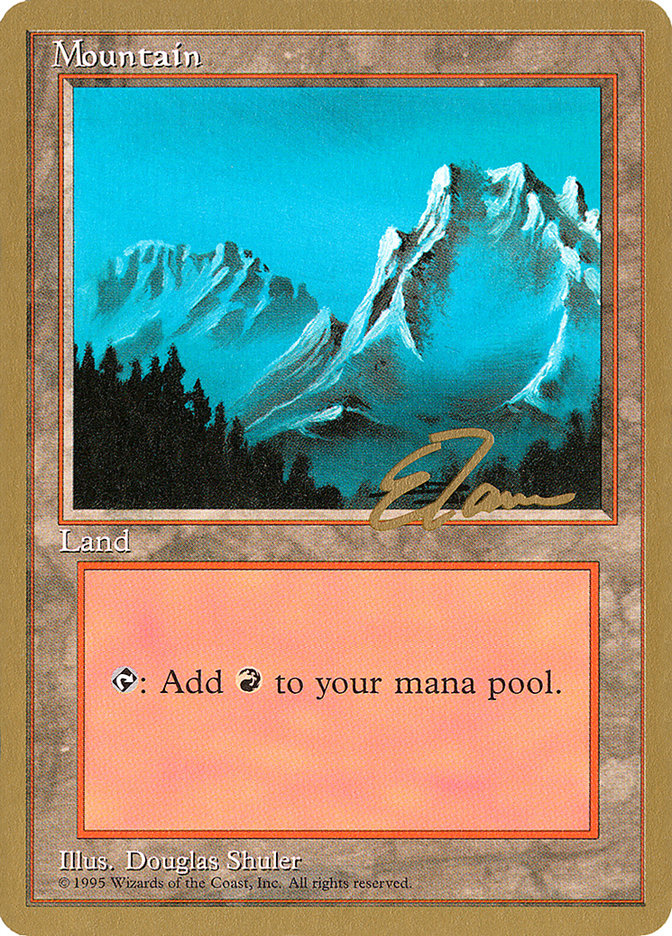 Mountain (et374) (Eric Tam) [Pro Tour Collector Set] - Magic: The Gathering - Card Brawlers | Quebec | Canada |