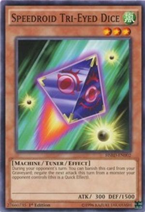 Speedroid Tri-Eyed Dice [HSRD-EN002] Common - Yu-Gi-Oh! - Card Brawlers | Quebec | Canada |