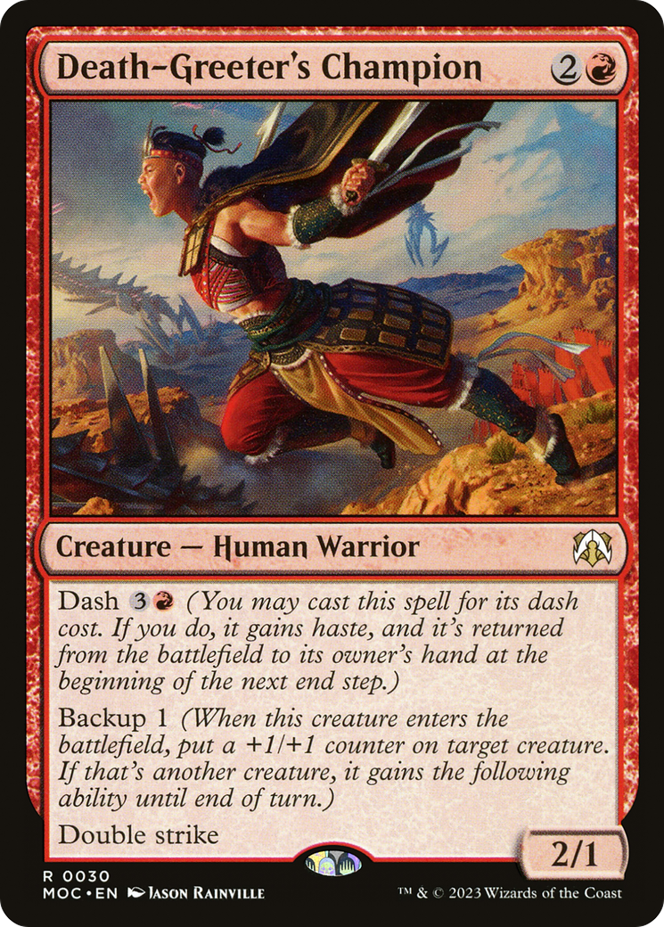 Death-Greeter's Champion [March of the Machine Commander] - Magic: The Gathering - Card Brawlers | Quebec | Canada |