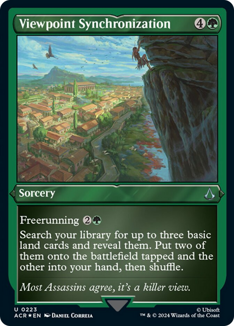 Viewpoint Synchronization (Foil Etched) [Assassin's Creed] - Magic: The Gathering - Card Brawlers | Quebec | Canada |