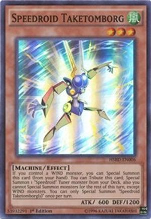 Speedroid Taketomborg [HSRD-EN006] Super Rare - Yu-Gi-Oh! - Card Brawlers | Quebec | Canada |