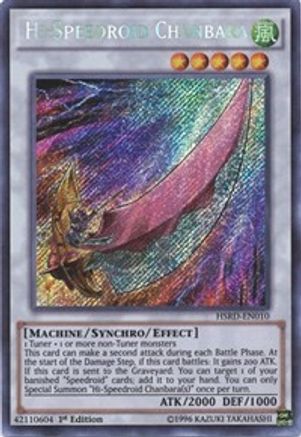 Hi-Speedroid Chanbara [HSRD-EN010] Secret Rare - Yu-Gi-Oh! - Card Brawlers | Quebec | Canada |