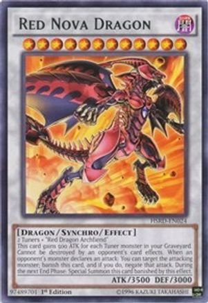 Red Nova Dragon [HSRD-EN024] Rare - Yu-Gi-Oh! - Card Brawlers | Quebec | Canada |