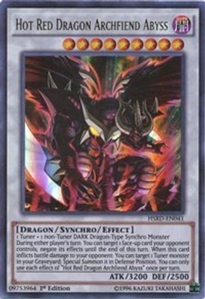 Hot Red Dragon Archfiend Abyss [HSRD-EN041] Ultra Rare