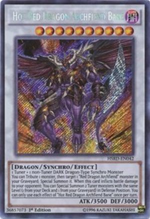 Hot Red Dragon Archfiend Bane [HSRD-EN042] Secret Rare - Yu-Gi-Oh! - Card Brawlers | Quebec | Canada |