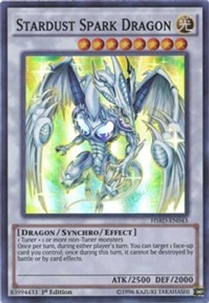 Stardust Spark Dragon [HSRD-EN043] Super Rare - Yu-Gi-Oh! - Card Brawlers | Quebec | Canada |