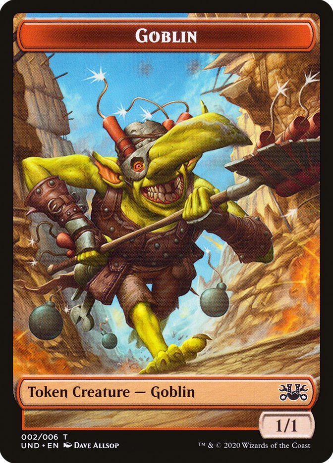 Goblin // Giant Teddy Bear Double-Sided Token [Unsanctioned Tokens] - Magic: The Gathering - Card Brawlers | Quebec | Canada |